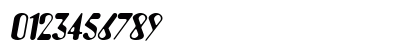 Rhenish Oblique Numeric Preview