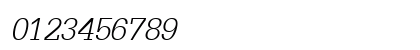 RhymeLight Oblique Numeric Preview