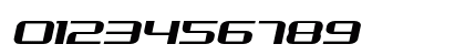 Rinfall Italic Numeric Preview