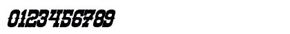 Rio Oro Bold Italic Numeric Preview