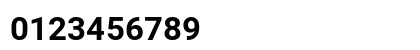 Roboto Bold Numeric Preview
