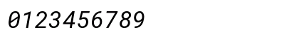 RobotoMono Nerd Font Italic Preview
