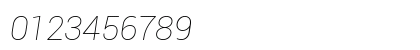 Roboto Thin Italic Preview
