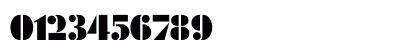 Rodchenko Regular Numeric Preview
