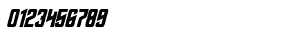 Roddenberry Bold Italic Numeric Preview
