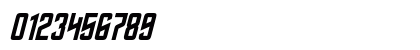 Roddenberry Italic Numeric Preview