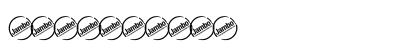 Romanicum Italic Numeric Preview