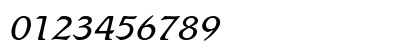 Romic Std Light Italic Numeric Preview