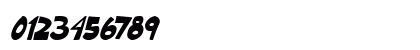 Roof runners active Italic Numeric Preview