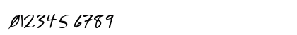 RoscoesHand Regular Numeric Preview