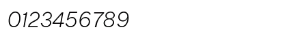 RT Rondelle Extralight Italic Numeric Preview