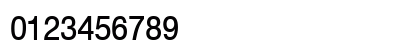 SansCondensed Normal Numeric Preview