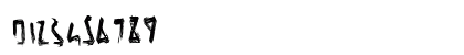 Script Demolition Regular Numeric Preview