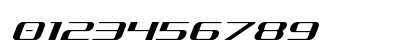 SDF Light Italic Numeric Preview