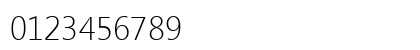 Segoe UI Light Regular Numeric Preview