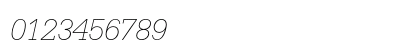 Serifa Thin Italic Preview