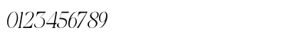 Nauka italic Regular Numeric Preview