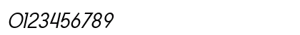 SF Buttacup Lettering Oblique Numeric Preview