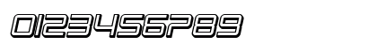 SF Chromium 24 Bold Oblique Numeric Preview