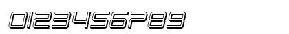 SF Chromium 24 Oblique Numeric Preview