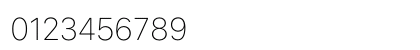 SF Compact Text Ultralight Numeric Preview