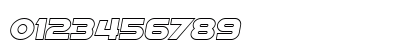 SF Distant Galaxy Outline Italic Preview