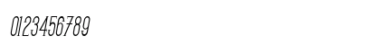 SF Gothican Condensed Oblique Preview