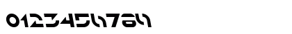 SF Solar Sailer Italic Numeric Preview