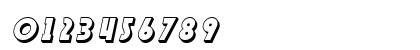 SF Speakeasy Shaded Oblique Numeric Preview