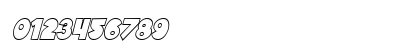 SF Tattle Tales Outline Italic Preview
