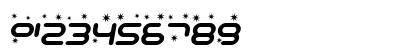 SF Technodelight Bold Italic Numeric Preview