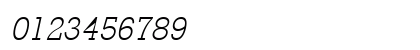 ShakewellLight Oblique Numeric Preview