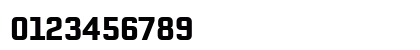 Shentox 7 Regular Numeric Preview