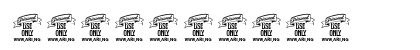 Shimes One PERSONAL USE Regular Numeric Preview