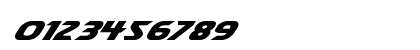 Shining Herald Expanded Italic Expanded Italic Numeric Preview