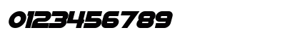 Sigma Five Marquee Bold Italic Numeric Preview