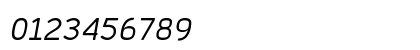 Simvoni Italic Numeric Preview