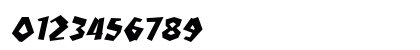 Sinkhole Italic Numeric Preview