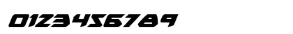 Skirmisher Expanded Italic Expanded Italic Numeric Preview