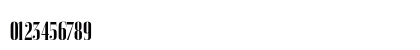 Skyline BoldCondensed Numeric Preview