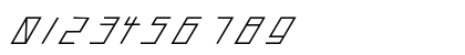 slanted ITALIC shift Bold Preview