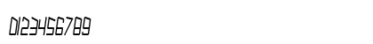 Slider Condensed Italic Numeric Preview