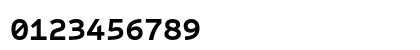 Sometype Mono Bold Numeric Preview