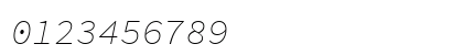 Source Code Pro ExtraLight Italic Preview