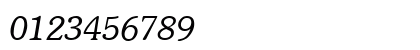 Soutane Italic Numeric Preview
