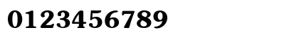 Souvenir Bold Numeric Preview