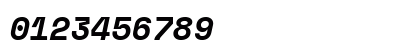 SpaceMono NF Bold Italic Preview