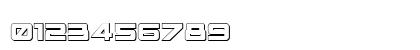 Space Ranger 3D Regular Numeric Preview
