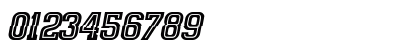 speedhunter line Regular Numeric Preview