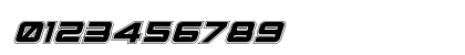 Spy Agency Academy Italic Numeric Preview